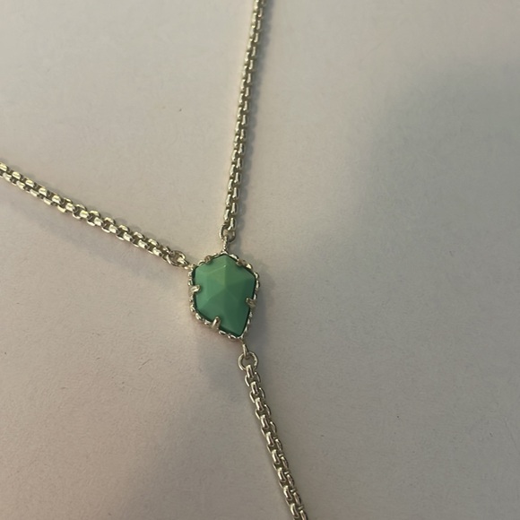 Kendra Scott Turquoise/White Long Dangle Necklace - Picture 3 of 6